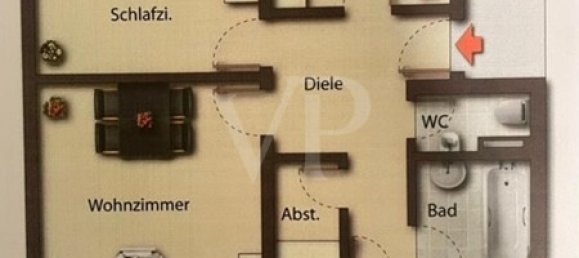 2 غرف نوم شقة في Rhein-Neckar-Kreis, Germany رقم 64815 6