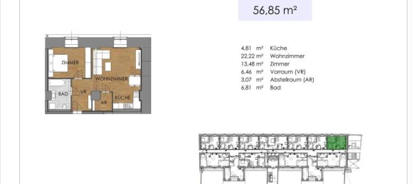 2 rooms Apartment in Bruck an der Leitha, Austria No. 19822 18