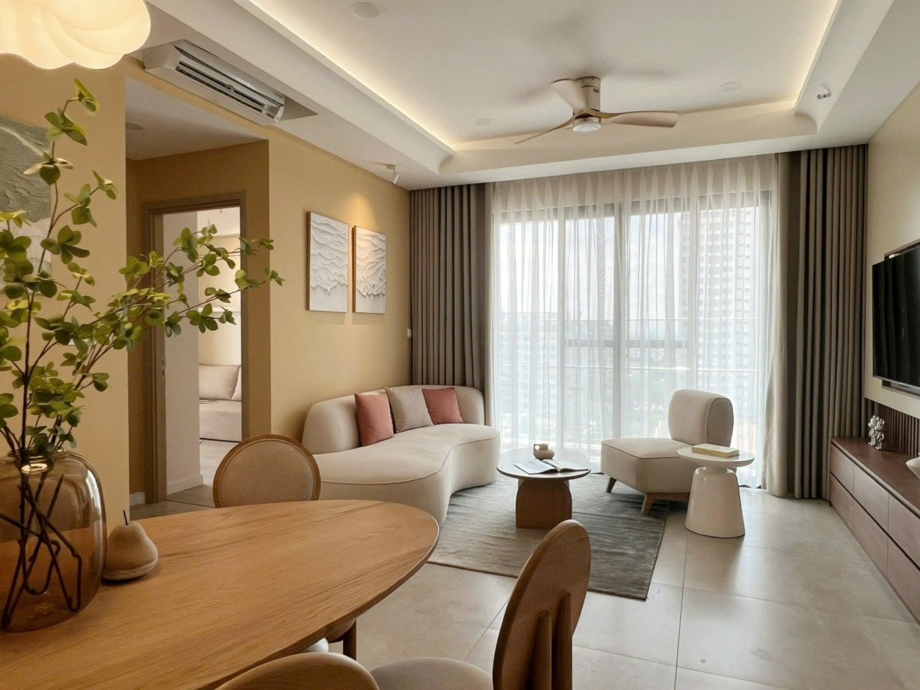 3 dormitorios condominium en alquiler en District 7, Ho Chi Minh, Vietnam № 20689