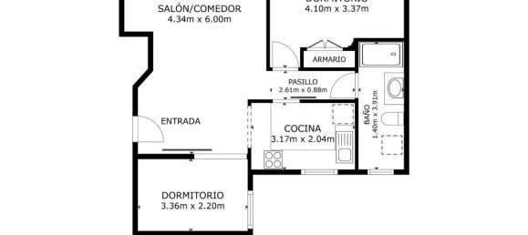 Apartamento T2 em Madrid, Spain N.º 246187 27