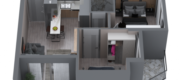 شقة 1+2 في Mersin, Turkey رقم 32282 30