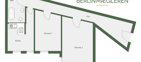 2 rooms Apartment in Mitte, Germany No. 102870 10