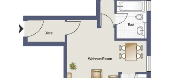 1 Schlafzimmer Wohnung in Böblingen, Germany, Nr. 243091 11