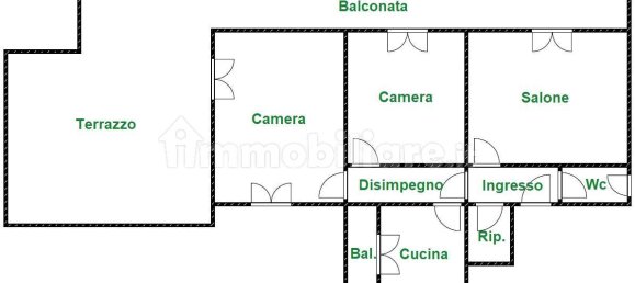 2 غرف نوم بانتهاوس في Rome, Italy رقم 32773 31