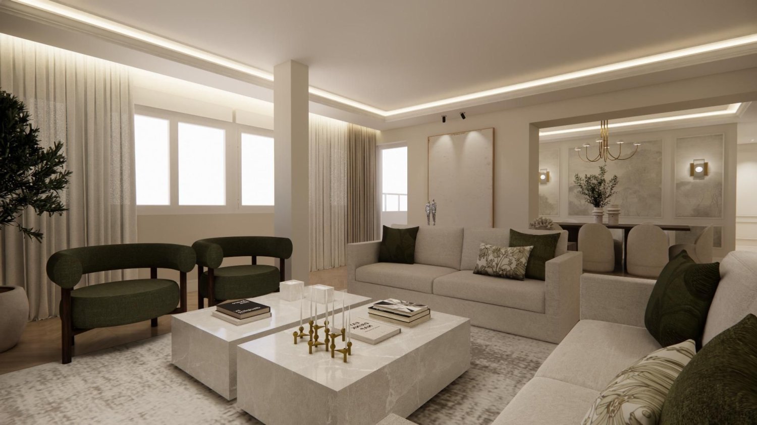 Apartamento de 3 dormitorios en Madrid, Spain No. 102291