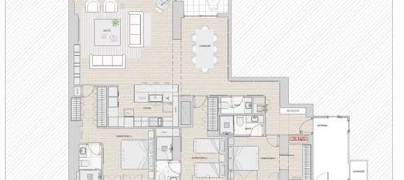 Apartamento de 3 dormitorios en Madrid, Spain No. 102291 12