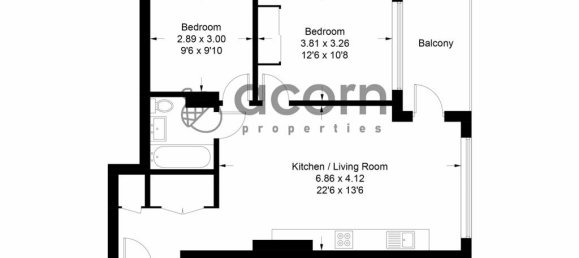 2 bedrooms Apartment in London, United Kingdom No. 7835 10