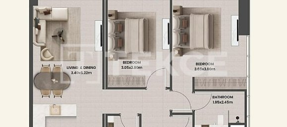 1 bedroom Apartment for sale in Majan, Dubai, UAE № 203364 16