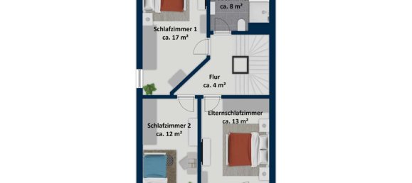 4 Schlafzimmer Stadthaus in München, Germany, Nr. 364145 26