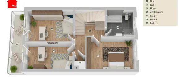 3 Schlafzimmer Stadthaus in Steinfurt, Germany, Nr. 367087 16