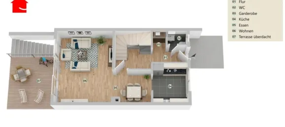 3 Schlafzimmer Stadthaus in Steinfurt, Germany, Nr. 367087 17