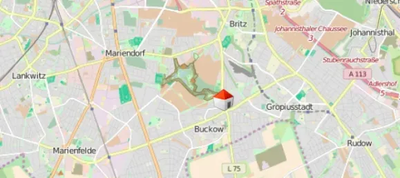 2 غرف نوم بانتهاوس في Britz, Germany رقم 94341 21