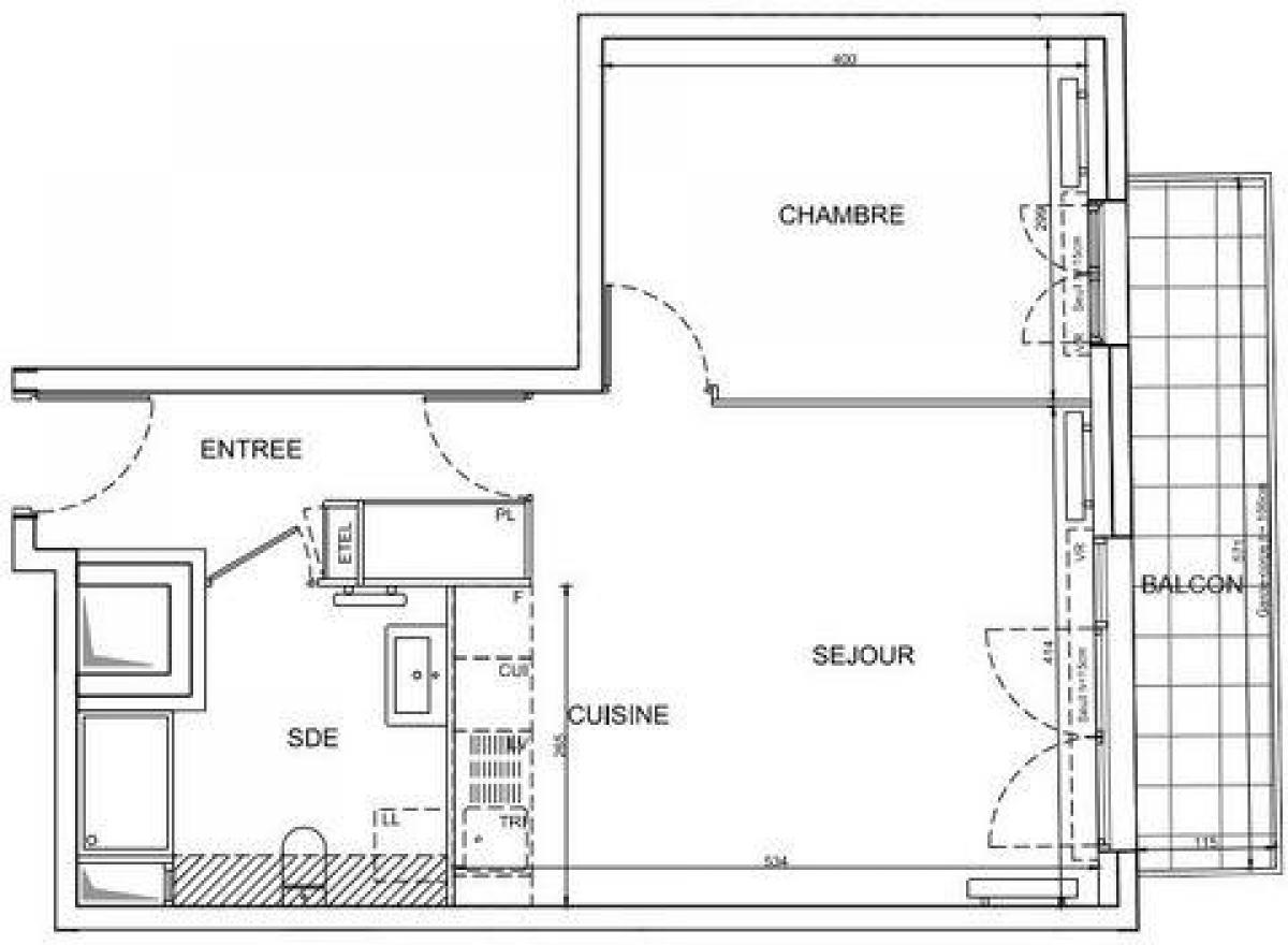 Studio-Eigentumswohnung in La Courneuve, France, Nr. 37502