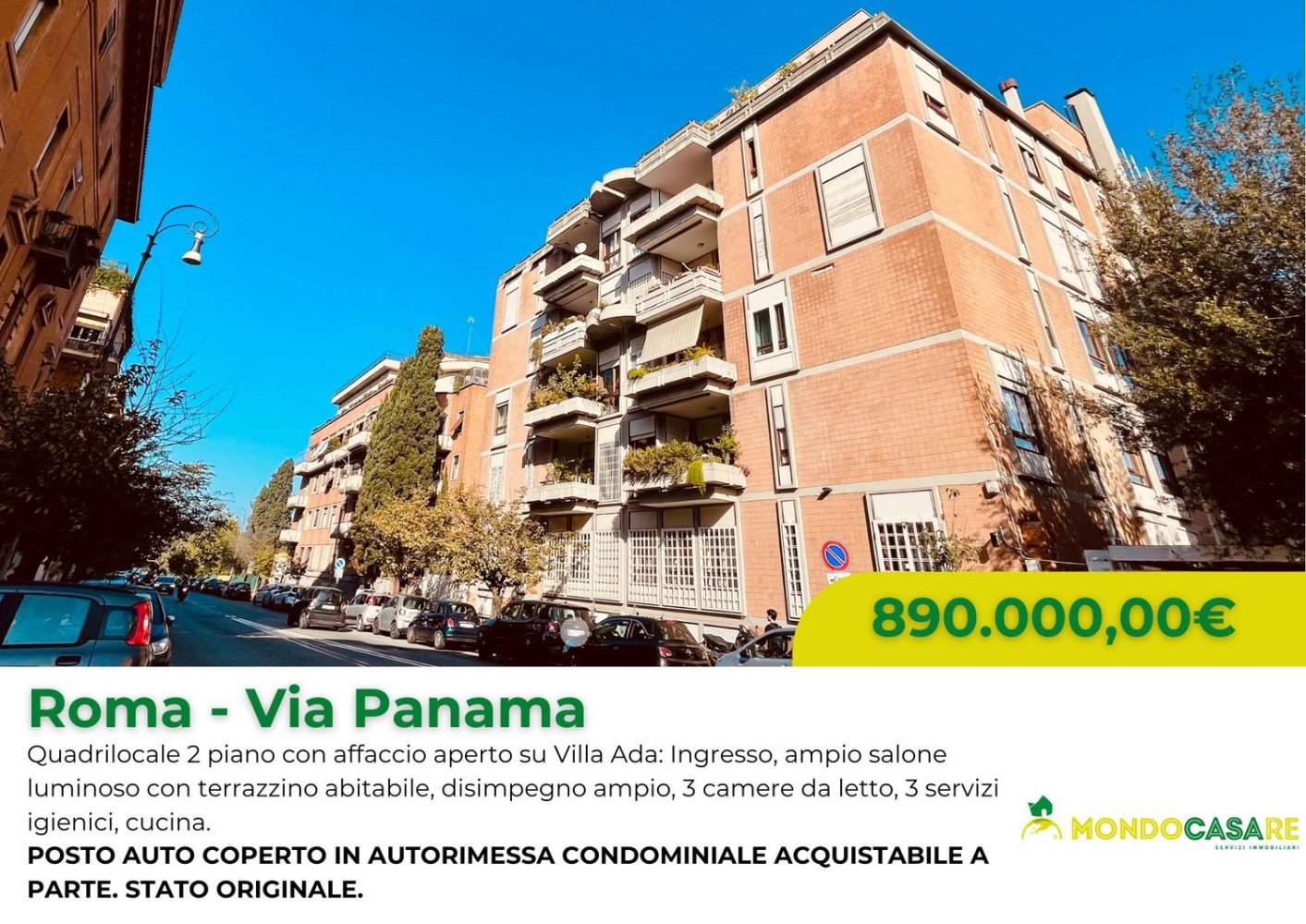 4غرفة شقة في Rome, Italy رقم 97051