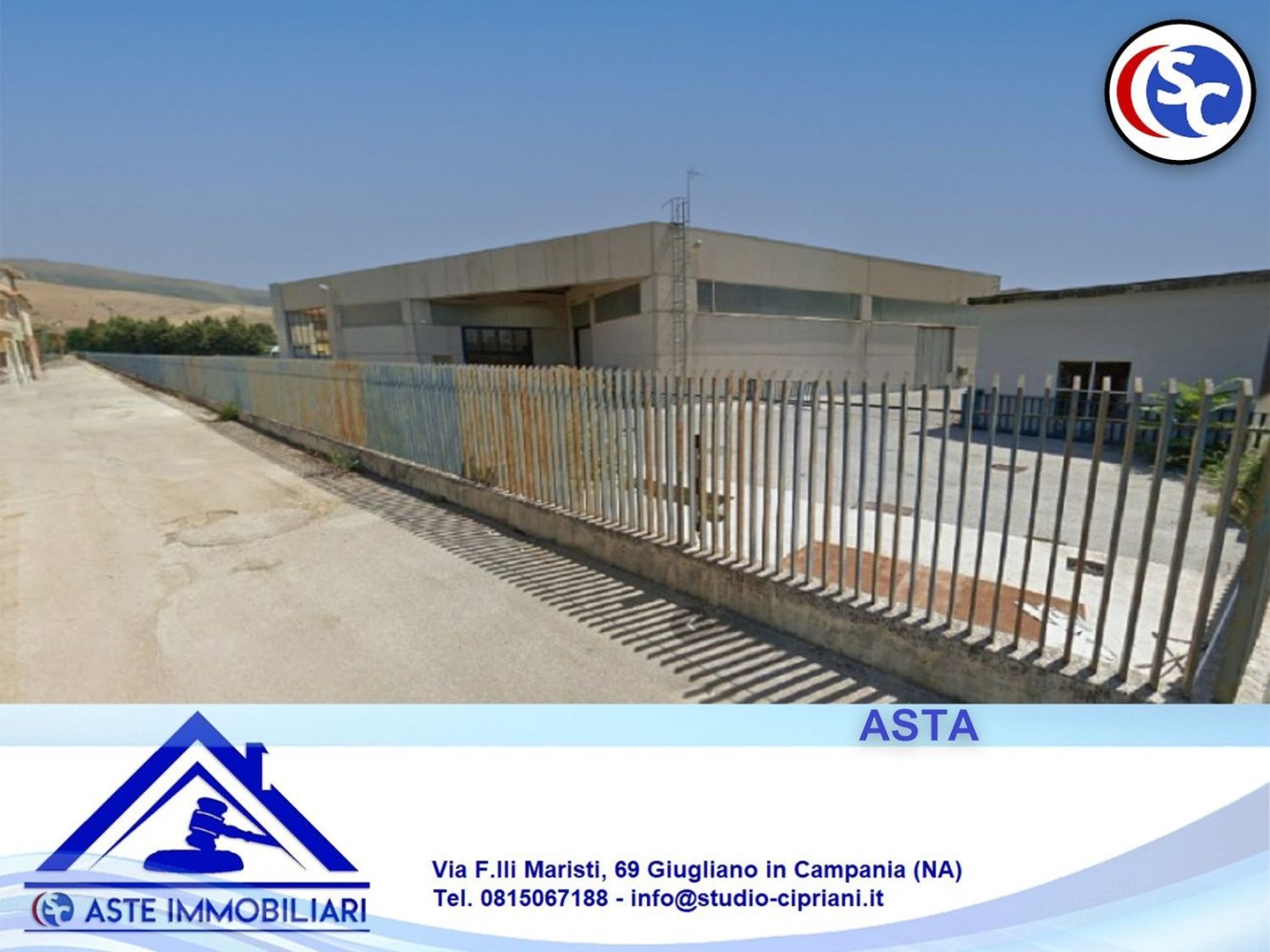 18000m² Warehouse in Pignataro Maggiore, Italy No. 379336