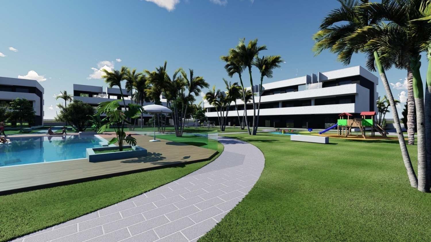 Квартира с 3 спальнями в Гуардамар-дель-Сегура, Испания № 133022