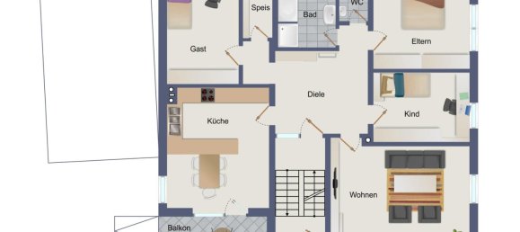 4-salle Appartement à Main-Spessart, Germany No. 173623 2