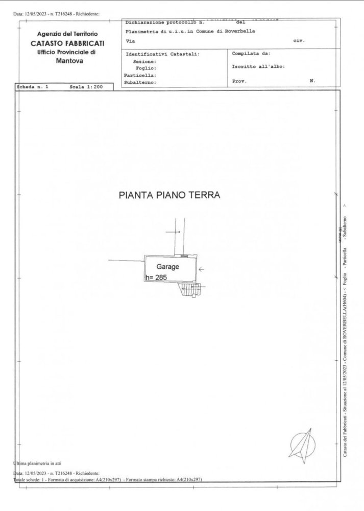 3-Zimmer Wohnung in Roverbella, Italy, Nr. 254489