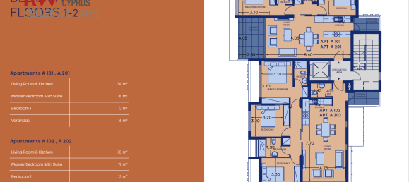 2 Schlafzimmer Wohnung in Larnaca, Cyprus, Nr. 25910 6