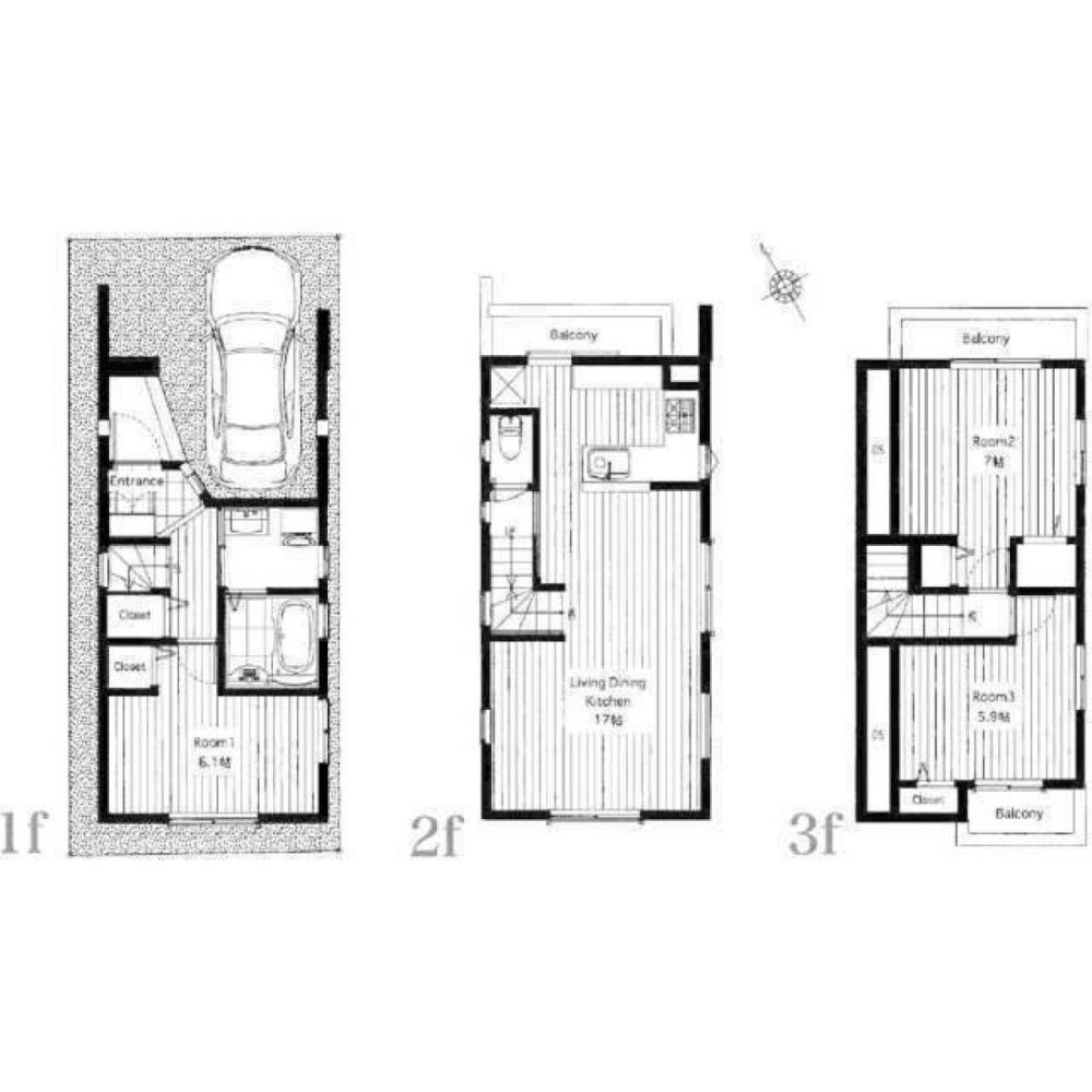 3 bedrooms House in Tokyo, Japan No. 5732