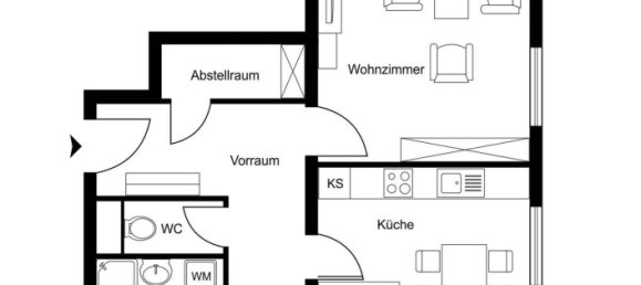 3 rooms Apartment in Lustenau, Austria No. 199222 2