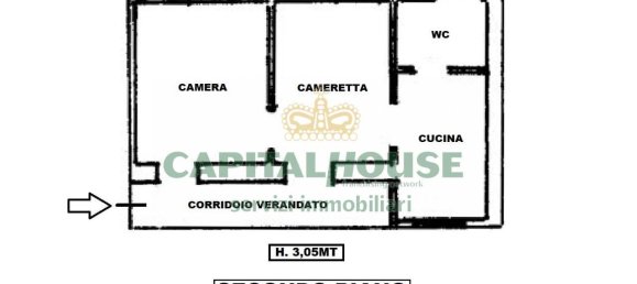 3 rooms Apartment in Recale, Italy No. 9246 2