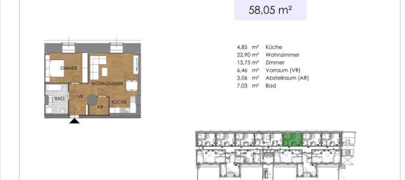 2-Zimmer Wohnung in Bruck an der Leitha, Austria, Nr. 87808 16