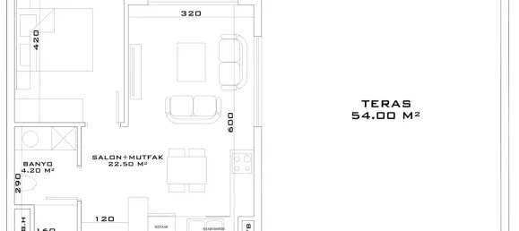 Apartamento de 1+1 en Aksu, Turkey No. 32843 26