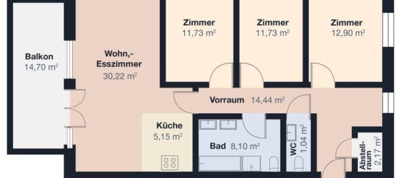 4-Zimmer Wohnung in Krumpendorf am Wörthersee, Austria, Nr. 164445 6