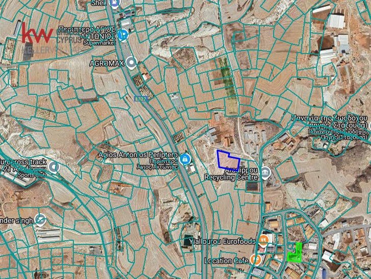 Земельный участок 4186м² в Ларнака, Кипр № 26115