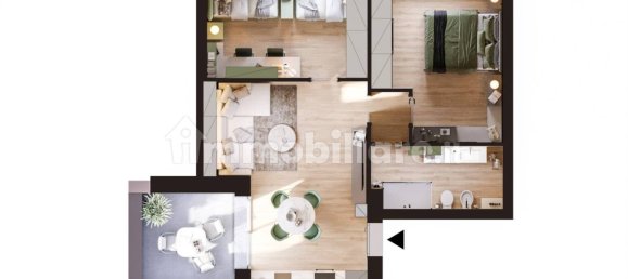 2 غرف نوم شقة في Monza, Italy رقم 183891 31