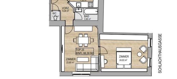 Apartamento de 1 dormitorio en Vienna, Austria No. 220659 13