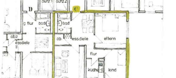 Квартира с 2 спальнями в Эрланген, Германия № 81982 9