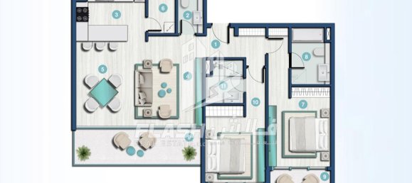 2 Schlafzimmer Wohnung in Al Hamra Village, UAE, Nr. 33222 19