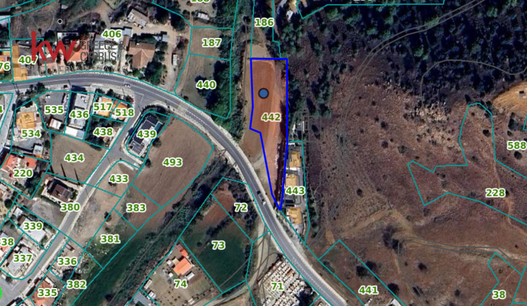 2653 m² terreno en venta en Mosfiloti, Larnaka, Cyprus № 26043