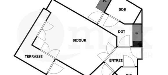 1 Schlafzimmer Wohnung in Levallois-Perret, France, Nr. 299576 6