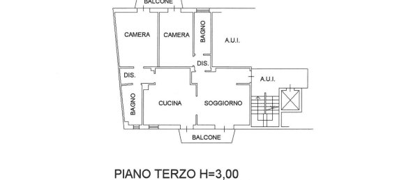 3 rooms Apartment in Bergamo, Italy No. 229999 20