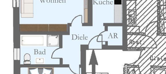 2 rooms Apartment in Ammerland, Germany No. 137803 6