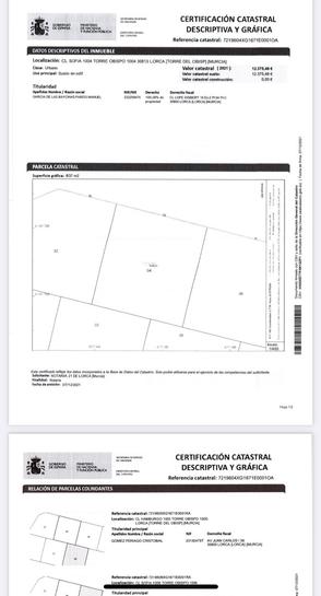 Terreno en Lorca, Spain 840 m² No. 156657