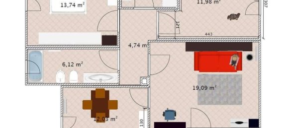 6 bedrooms Apartment in Volpiano, Italy No. 375210 50