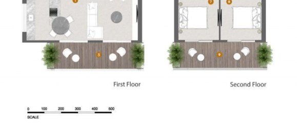 Apartamento de 2 habitaciónes en Alanya, Turkey No. 9780 28