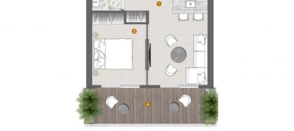 Apartamento de 2 habitaciónes en Alanya, Turkey No. 9780 27