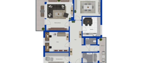 3 chambres Appartement à Ostalbkreis, Germany No. 225270 17