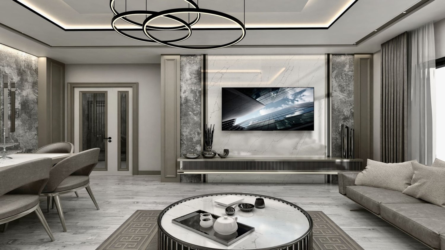 شقة 6+2 في Medeniyetler Cengelkoy, Üsküdar, Turkey رقم 37004