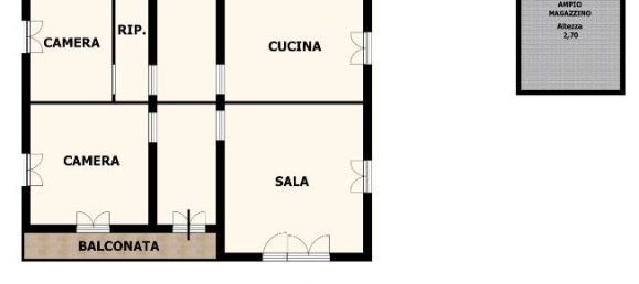 3 chambres Appartement à Isola del Cantone, Italy No. 74442 2