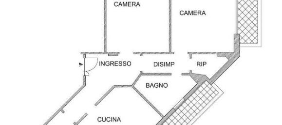 3 rooms Apartment in Rome, Italy No. 150826 39
