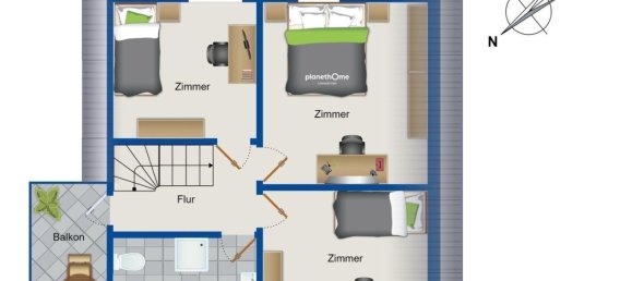 4 rooms House in Wittenberg, Germany No. 171122 17