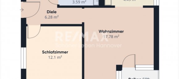 1 غرف نوم شقة في Hanover, Germany رقم 346085 9
