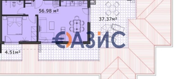 1 bedroom Apartment in Sveti Vlas, Bulgaria No. 605 4