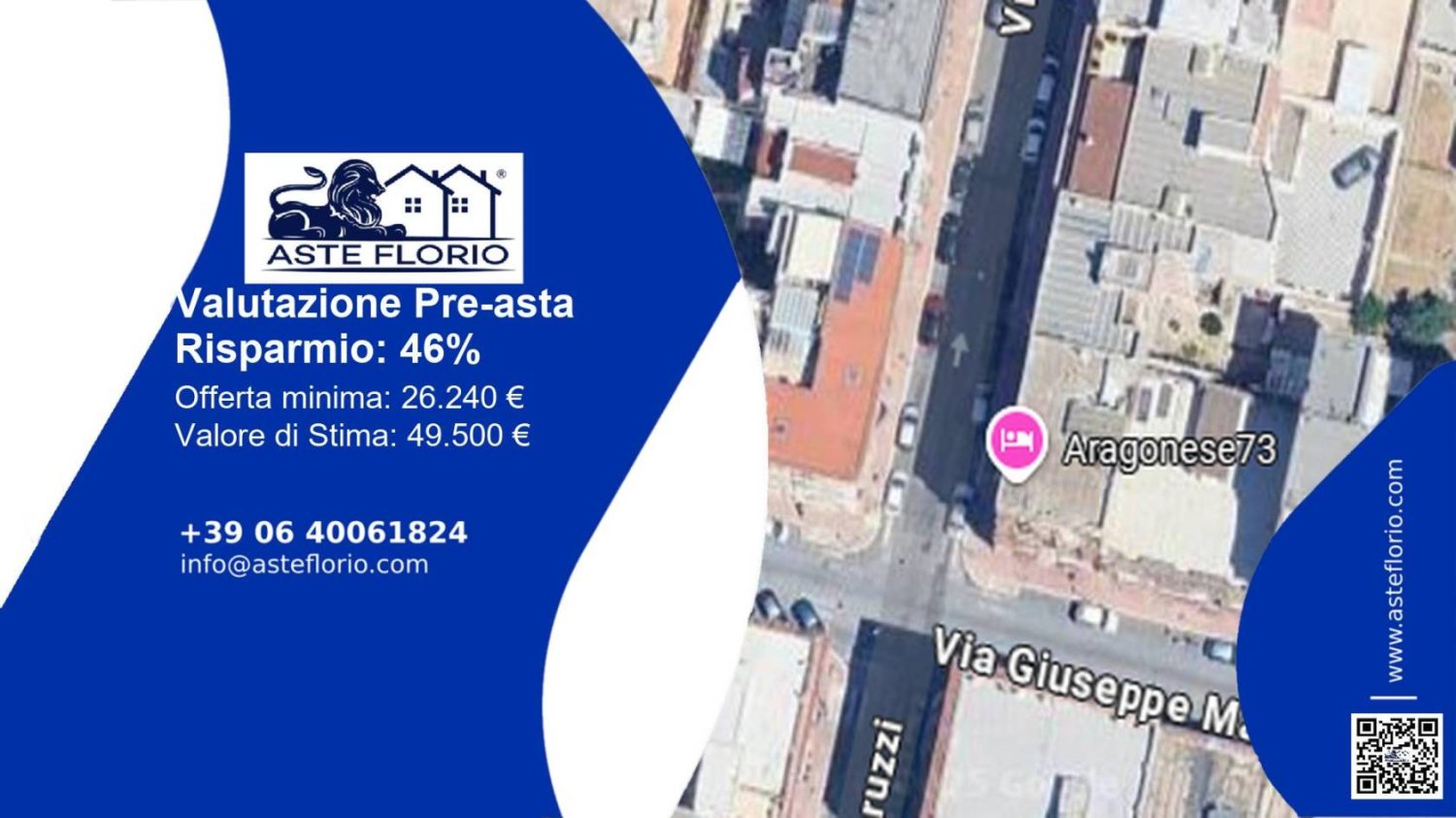 Apartamento de 1 dormitorio en Taranto, Italy No. 340191